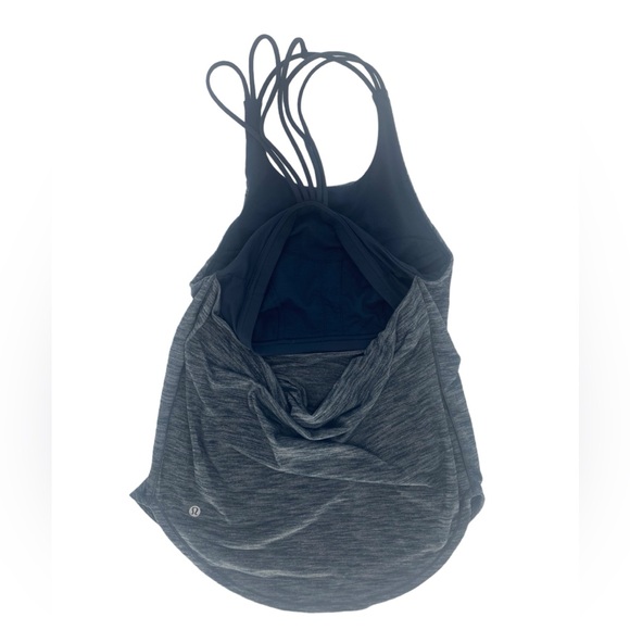 LULULEMON | Raise The Barre Tank | Deep Heathered Navy | Size 4 - Picture 6 of 8